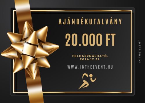 AJÁNDÉKUTALVÁNY  20 000 FT